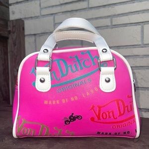 Von Dutch HOT PINK Bowling Bag